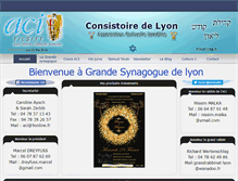 Tablet Screenshot of consistoiredelyon.fr